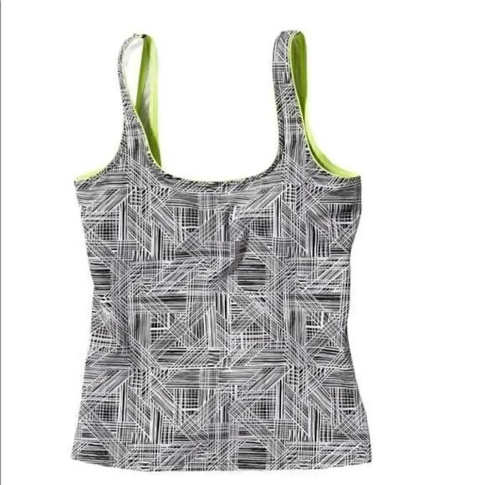 Spyder Tankini Top Black XL UPF 30